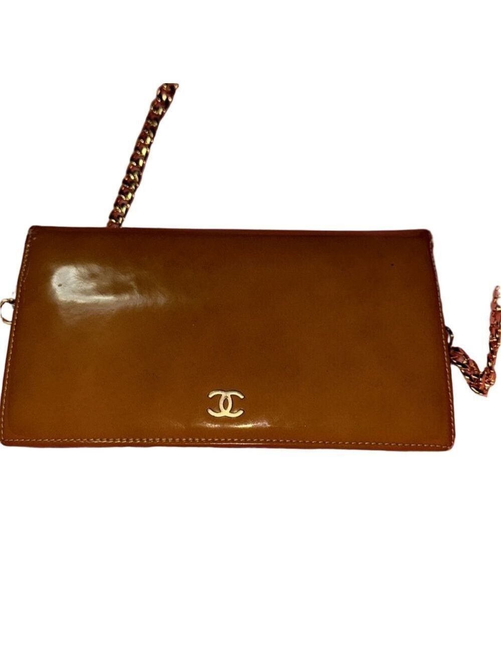 CHANEL WOC Camel Wallet on a Chain RARE Unicorn color